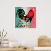El Gallo Grande Poster (Keuken)