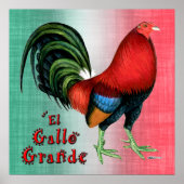 El Gallo Grande Poster (Voorkant)