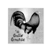 El Gallo Grande Rubberstempel (Afrduk)