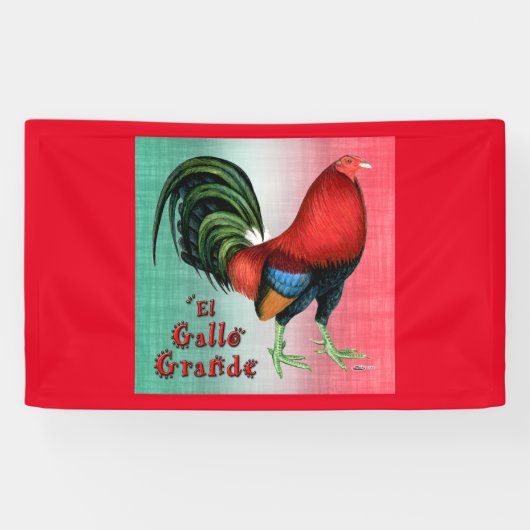 El Gallo Grande Spandoek (Horizontaal)