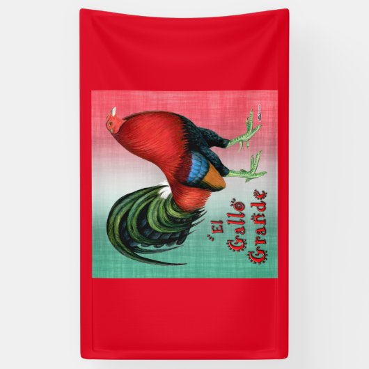 El Gallo Grande Spandoek (Verticaal)