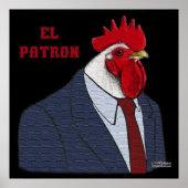 El Gallo Patron Poster (Voorkant)