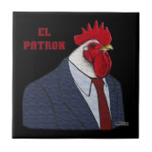El Gallo Patron Tegeltje (Voorkant)