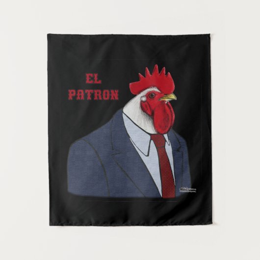 El Gallo Patron Wandkleed (Voorkant)