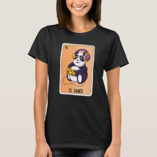 El Gamer Mexicaanse Slang Lottery Bingo Kaarten 2 T-shirt