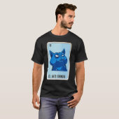 El Gato Choncho Mexican Slang Lottery Bingo Kaarte T-shirt (Voorkant volledig)