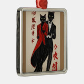 El Gato De Argentijnse tango maestro Metalen Ornament (Rechts)