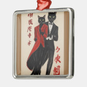 El Gato De Argentijnse tango maestro Metalen Ornament (Links)