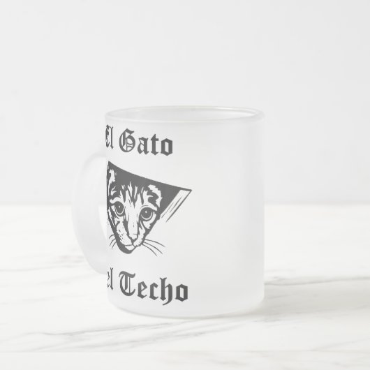 El Gato Del Techo Matglas Koffiemok (Voorkant links)