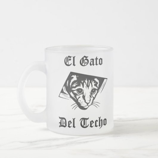 El Gato Del Techo Matglas Koffiemok (Links)