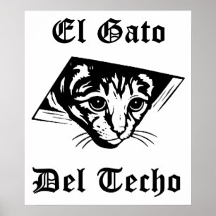 El Gato Del Techo Poster