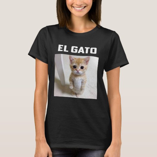 El Gato Meme Cat T-shirt (Voorkant)
