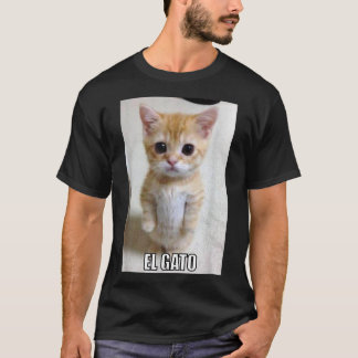 El Gato Meme Sad Crying Cat Munchkin Kat Meme T-shirt