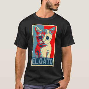 El Gato Meme Verdrietige Huilende Kat Kitty Meme r T-shirt