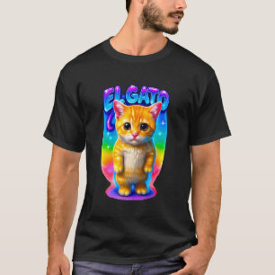 El Gato Meme Verdrietige Huilende Kat Munchkin Kit T-shirt
