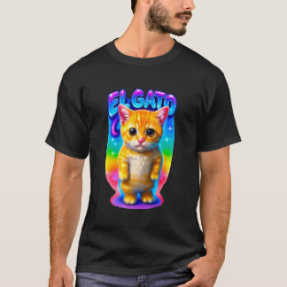 El Gato Meme Verdrietige Huilende Kat Munchkin Kit T-shirt