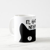 El Gato Negro - De zwarte kat Koffiemok (Voorkant links)