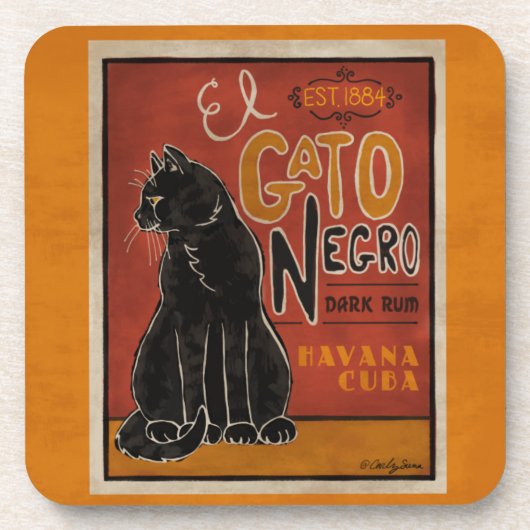 El Gato Negro Onderzetters (Voorkant)