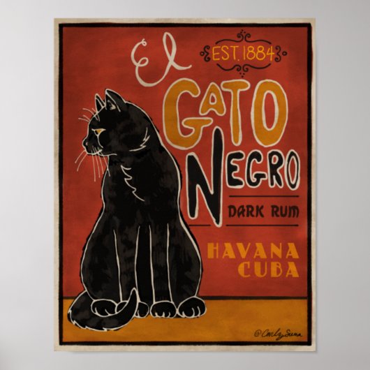 El Gato Negro Poster (Voorkant)
