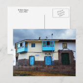 El Gato Negro Restaurant, Cusco, Peru Briefkaart (Voorkant / Achterkant)