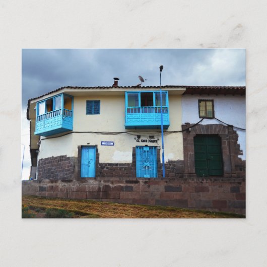 El Gato Negro Restaurant, Cusco, Peru Briefkaart (Voorkant)