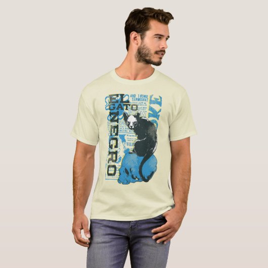 El Gato Negro T-shirt (Voorkant volledig)