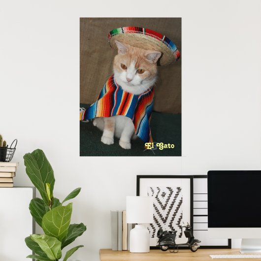 El Gato Poster (Thuiskantoor)