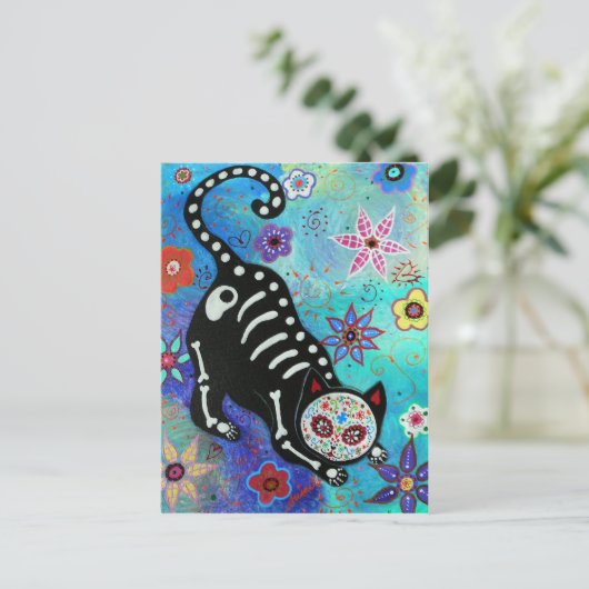 EL GATO STRETCHING BRIEFKAART (Staand voorkant)