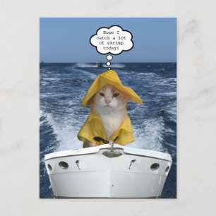 El Gato visser (Cat Fisherman) Briefkaart