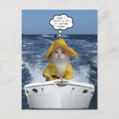 El Gato visser (Cat Fisherman) Briefkaart (Voorkant)