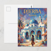 El Ghriba Synagoge Tunesië Briefkaart (Voorkant / Achterkant)
