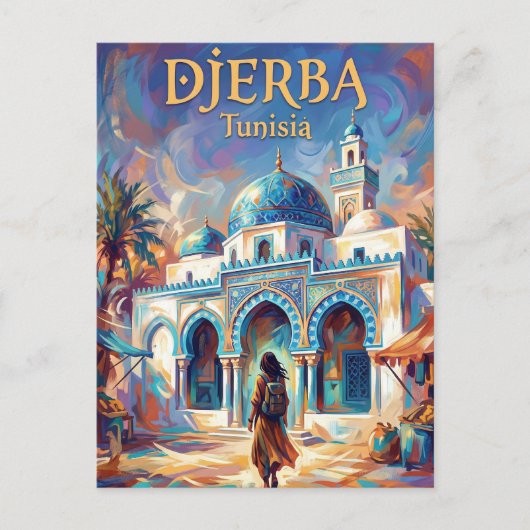 El Ghriba Synagoge Tunesië Briefkaart (Voorkant)