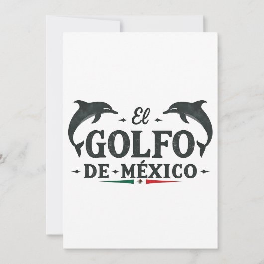 El Golfo de Mexico Amerikaanse Golf van Mexico Aankondiging (Voorkant)