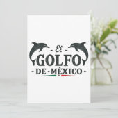 El Golfo de Mexico Amerikaanse Golf van Mexico Aankondiging (Staand voorkant)