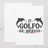 El Golfo de Mexico Amerikaanse Golf van Mexico Aankondiging (Voorkant / Achterkant)