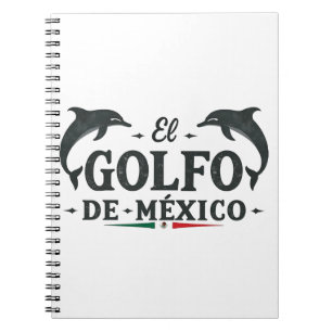 El Golfo de Mexico Amerikaanse Golf van Mexico Notitieboek