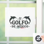 El Golfo de Mexico Amerikaanse Golf van Mexico Raamsticker (Huis)