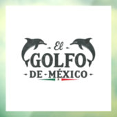 El Golfo de Mexico Amerikaanse Golf van Mexico Raamsticker (Vel 3)
