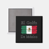 El Golfo de Mexico Dolfijn Magneet (Voorkant / Achterkant)