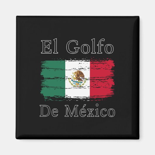 El Golfo de Mexico Dolfijn Magneet (Voorkant)
