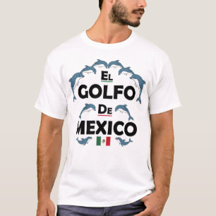 El Golfo De México Dolfijn Mexicaanse Vrouwen Mann T-shirt