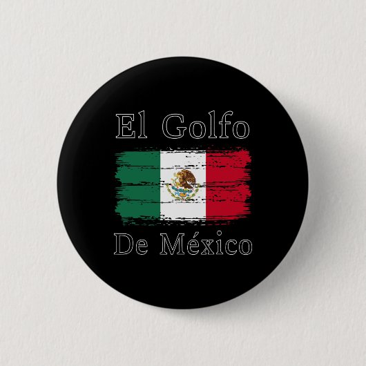 El Golfo de Mexico Dolfijn Ronde Button 5,7 Cm (Voorkant)