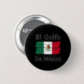 El Golfo de Mexico Dolfijn Ronde Button 5,7 Cm (Voorkant /achterkant)