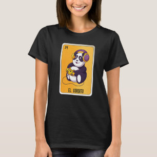 El Gordito Mexican Slang Lottery Bingo Kaarten T-shirt