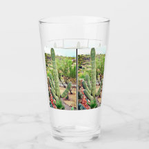"El Gordo" Saguaro Cactus Glass Tumbler