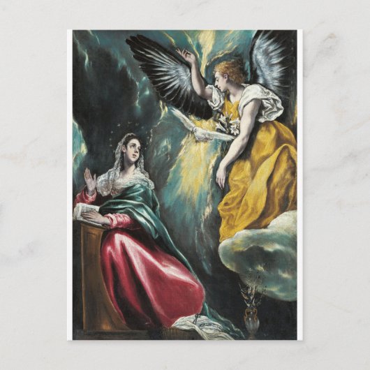 El Greco - aankondiging Briefkaart (Voorkant)