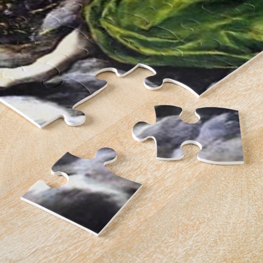 El Greco Annunciation Virgin Mary Puzzle Legpuzzel (Zijkant)