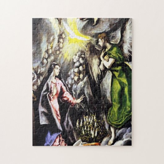 El Greco Annunciation Virgin Mary Puzzle Legpuzzel (Verticaal)