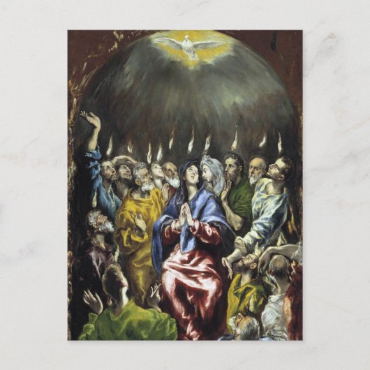 El Greco Art Briefkaart (Voorkant)