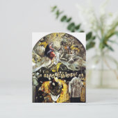 El Greco Burial of the Count of Orgaz Briefkaart (Staand voorkant)